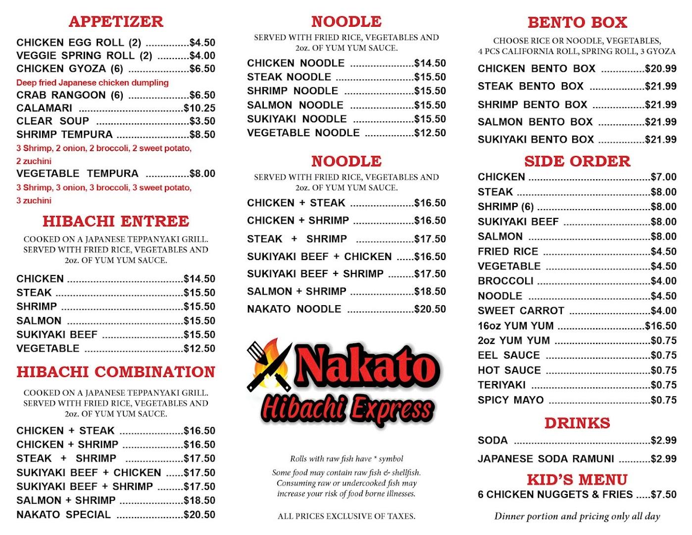 Nakato hibachi express